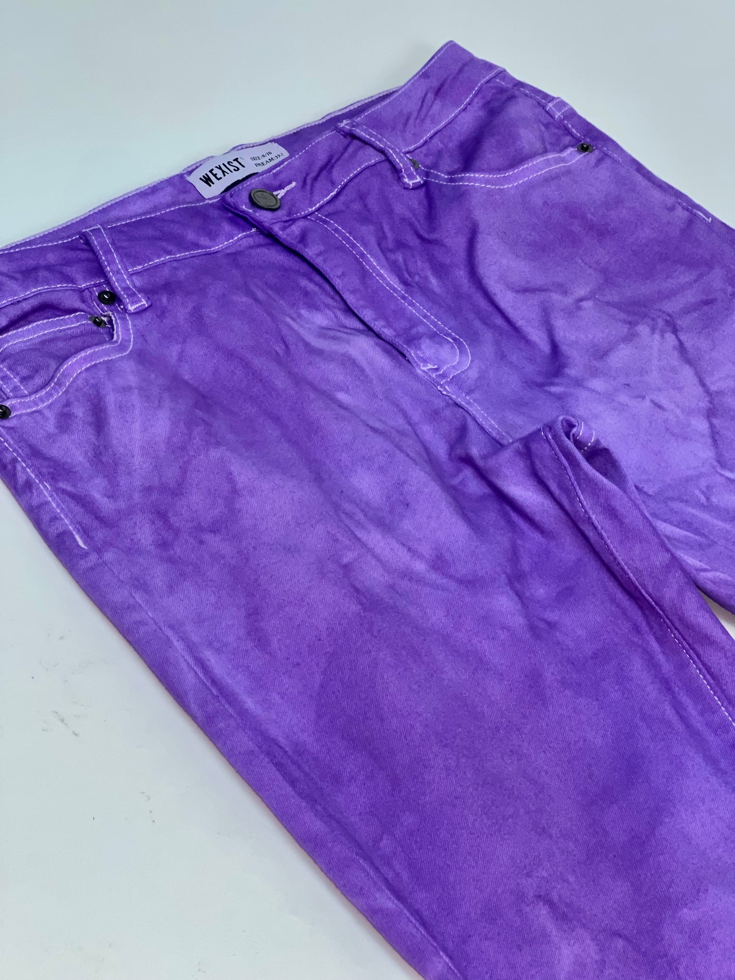purple jeans for tall women 